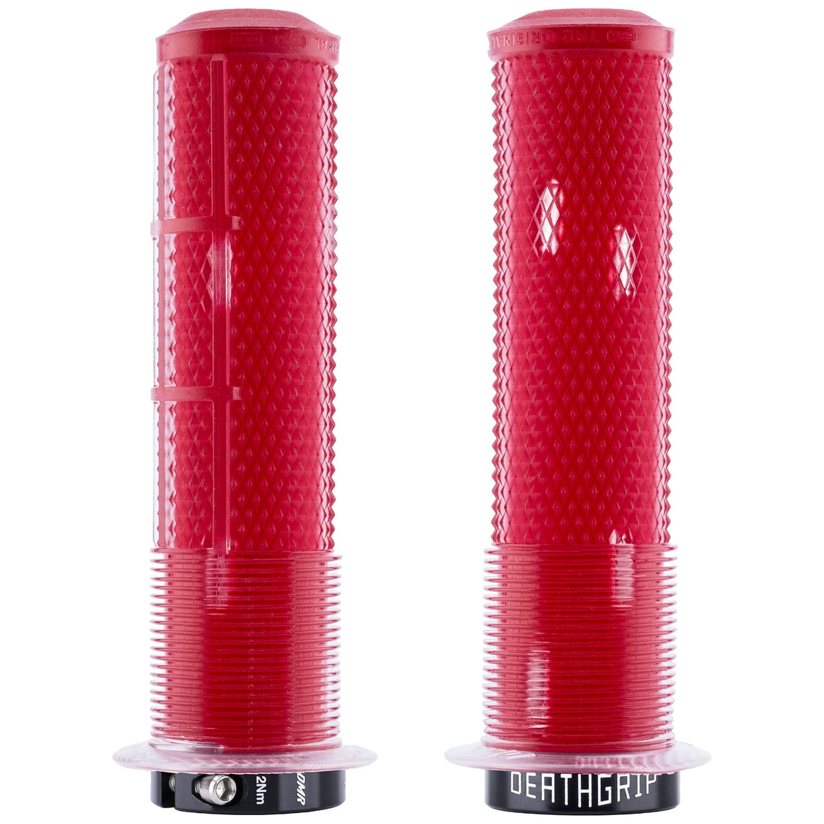 DMR Flanged Deathgrip2 Thick Clear Red