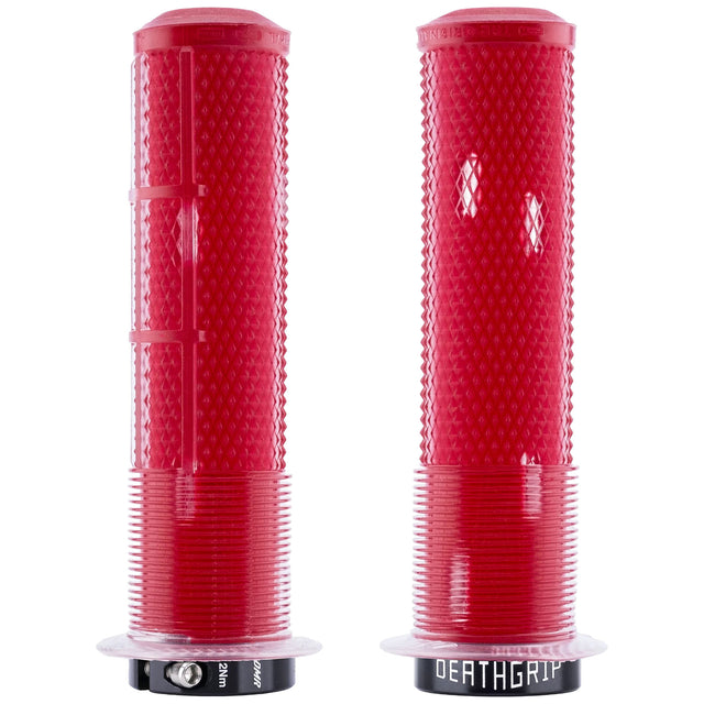 DMR Flanged Deathgrip2 Thick Clear Red