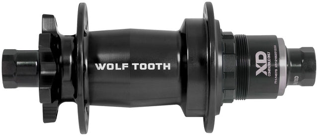 Wolf Tooth Mountain Rear Hub - 12 x 148mm 6-Bolt XD Innerdrive Ratchet 60 BLK J-Bend 28H
