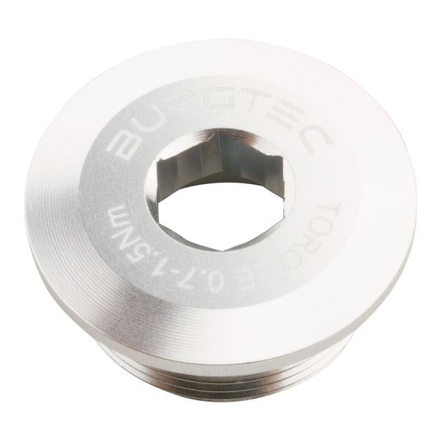 Burgtec Shimano Crank Bolt Rhodium Silver