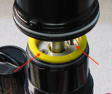 Fox Rear Shock Travel / Stroke Spacer M3 Screws - Black - The Lost Co. - Fox Racing Shox - 803-01-804-ONE - 6 mm -