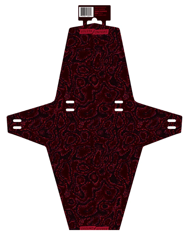 Ground Keeper Snake Charmer Long Fender -  Red - Matte - The Lost Co. - Ground Keeper Fenders - SQ9811422 - 760762185727 - 