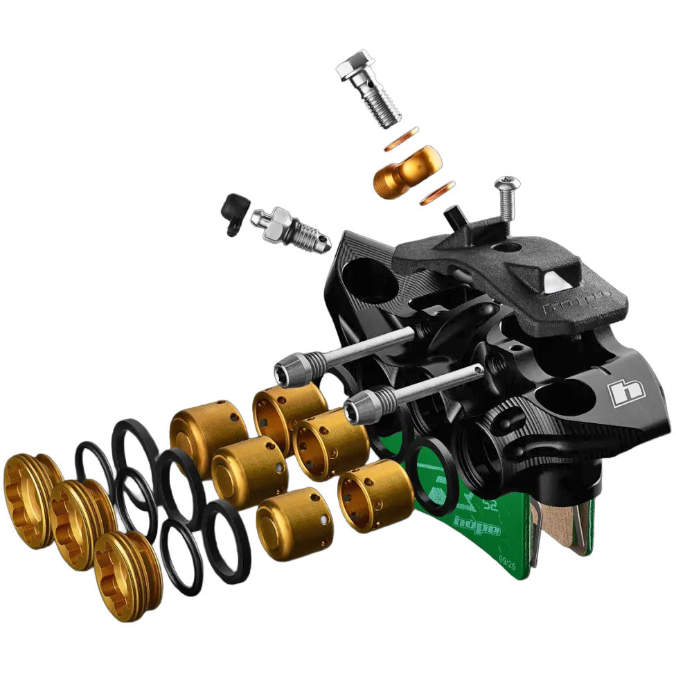 Hope EVO V6Ti Brake Set Mono Edition Set 220/200mm Blk