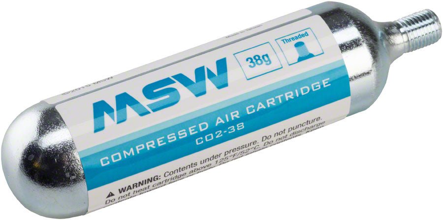 MSW CO2 Cartridge - Individual - 38g - The Lost Co. - MSW - 17 - 000025 38G EA - 708752147928 - 