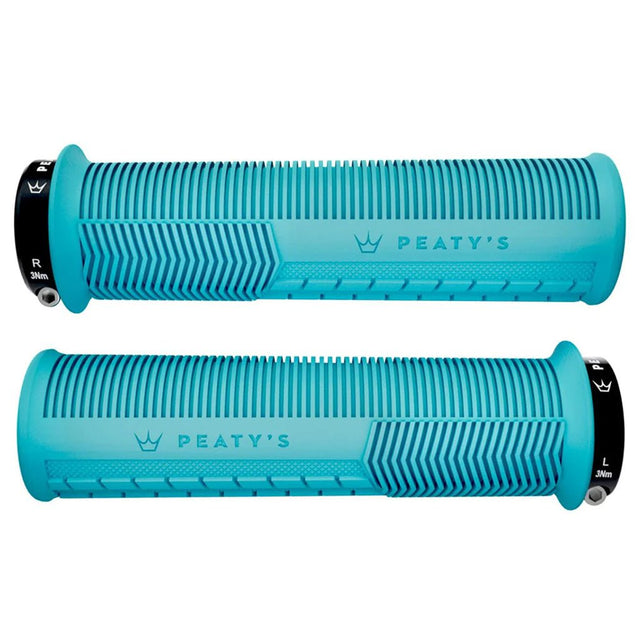 Peaty's Mushroom Thin Lock - On Grips - Turquoise - The Lost Co. - Peaty's - PGM - MSH - THN - TRQ - 20 - 5060541588073 - 