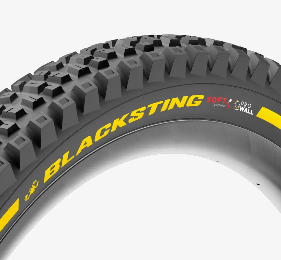 Pirelli Scorpion Blacksting Tire - 29x2.4 - DualWall - SuperSoft - Black/Yellow
