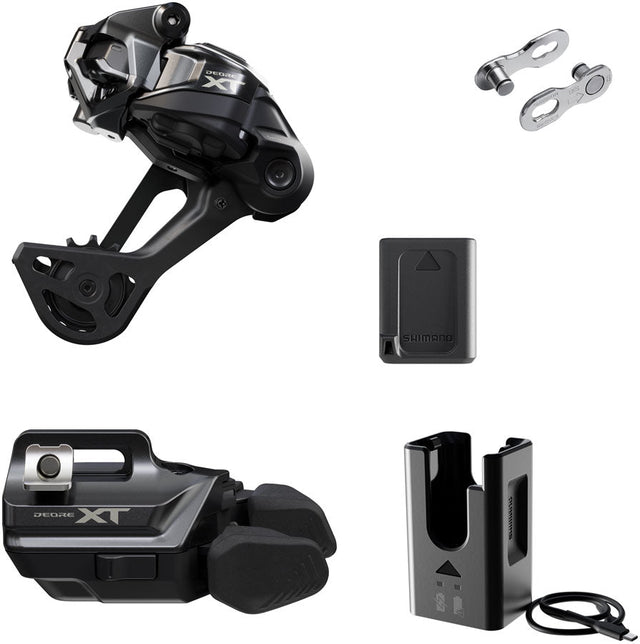 Shimano Deore XT M8250 Di2 Wireless Upgrade Kit - SGS Rear Derailleur, IR I - SPEC EV Shifter - The Lost Co. - Shimano - IGPM8250UPG06 - 192790927985 - 