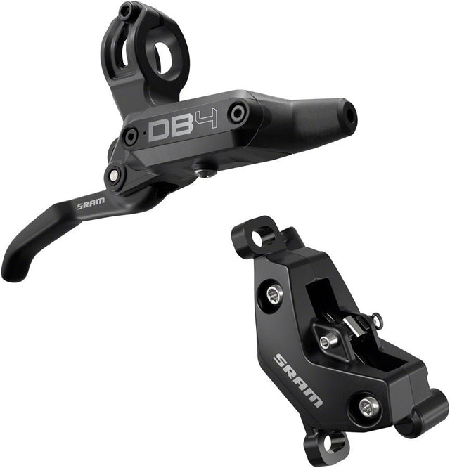 SRAM DB4 Disc Brake Lever - Right Front Rear 2000mm Hose Post Mount 4 - Piston Aluminum Lever Diffusion BLK A1 - The Lost Co. - SRAM - 00.5018.242.001 - 710845917387 - 
