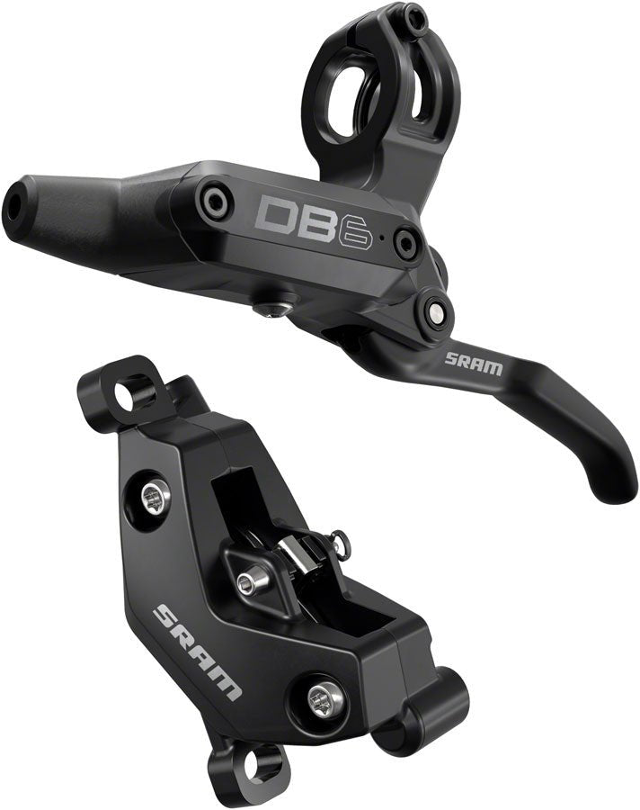 SRAM DB6 Disc Brake Lever - Left Front Rear 2000mm Hose Post Mount 4 - Piston Aluminum Lever Diffusion BLK A1 - The Lost Co. - SRAM - 00.5018.243.000 - 710845917394 - 