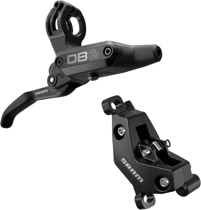SRAM DB6 Disc Brake Lever - Right Front Rear 2000mm Hose Post Mount 4 - Piston Aluminum Lever Diffusion BLK A1 - The Lost Co. - SRAM - 00.5018.243.001 - 710845917400 - 