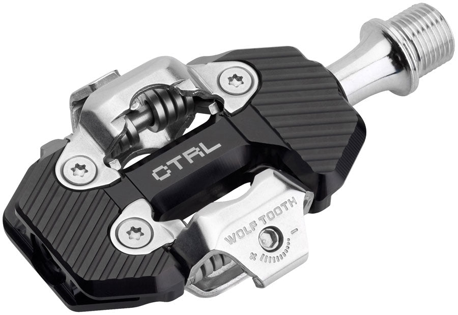 Wolf Tooth CTRL Trail Pedals - Black - The Lost Co. - Wolf Tooth - CTRL-CLPS-BLK - 810159401975 - 