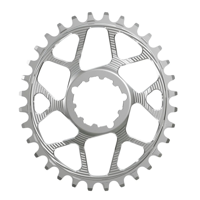 Works Components Oval Chainring - 30t - SRAM 3 - Bolt - 3mm Offset - Silver - The Lost Co. - Works Components - WCSGXPB-O-30-SILVER - 5060894514927 - 