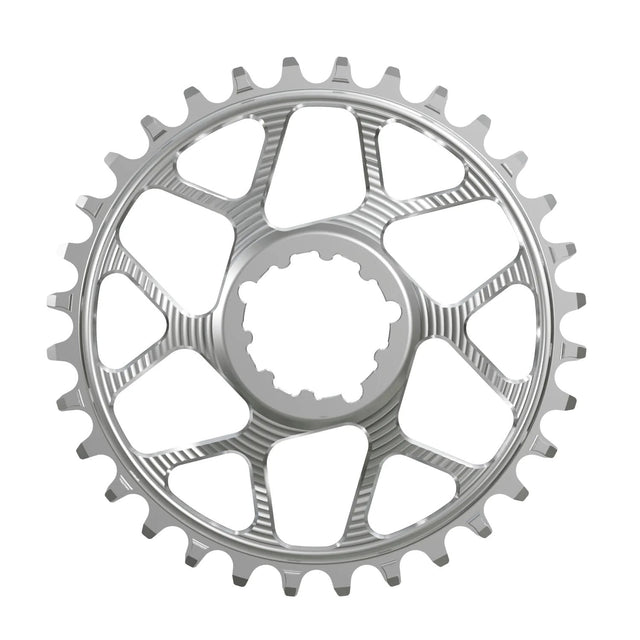 Works Components Round Chainring - 30t - SRAM 3 - Bolt - 3mm Offset - Silver - The Lost Co. - Works Components - WCSGXPB-R-30-SILVER - 5060894514620 - 