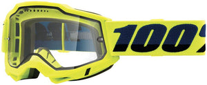 100% Accuri 2 Enduro MTB Goggles - Flourescent Yellow/Clear - The Lost Co. - 100% - EW0165 - 196261000627 - -