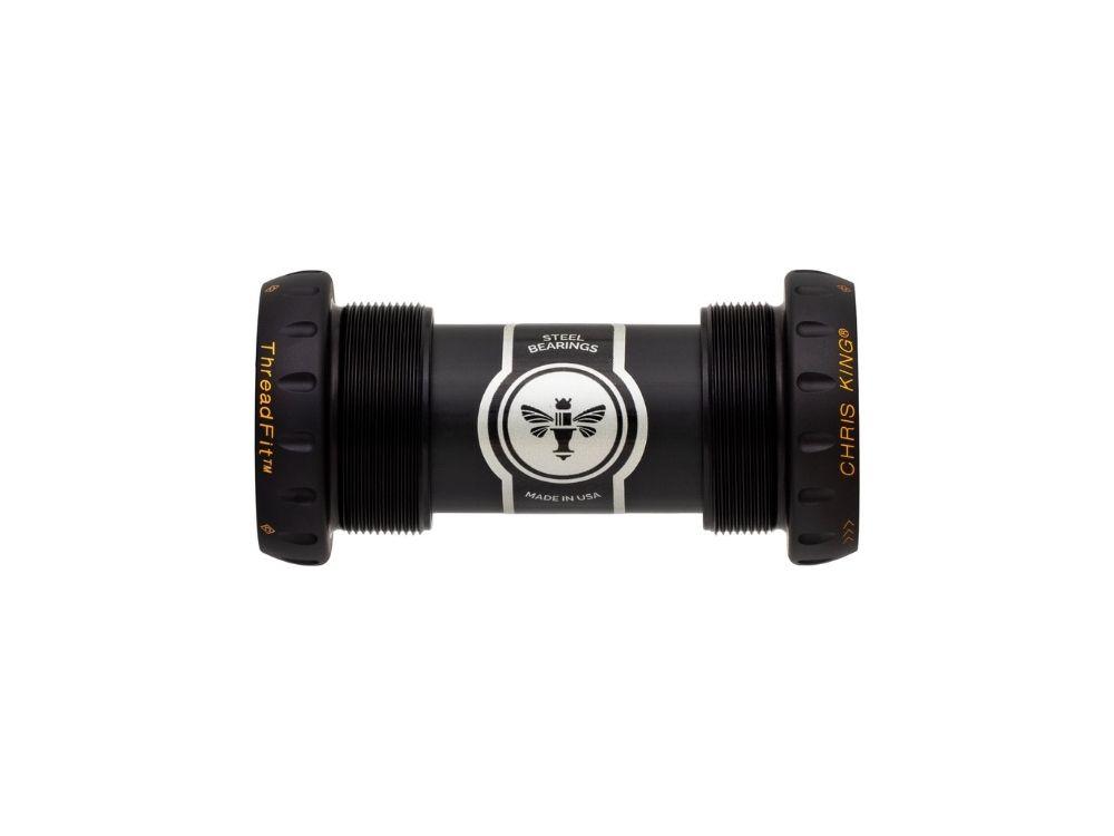2021 Chris King ThreadFit 24 Bottom Bracket - The Lost Co. - Chris King - AABY - 841529104196 - Two Tone Black and Gold -