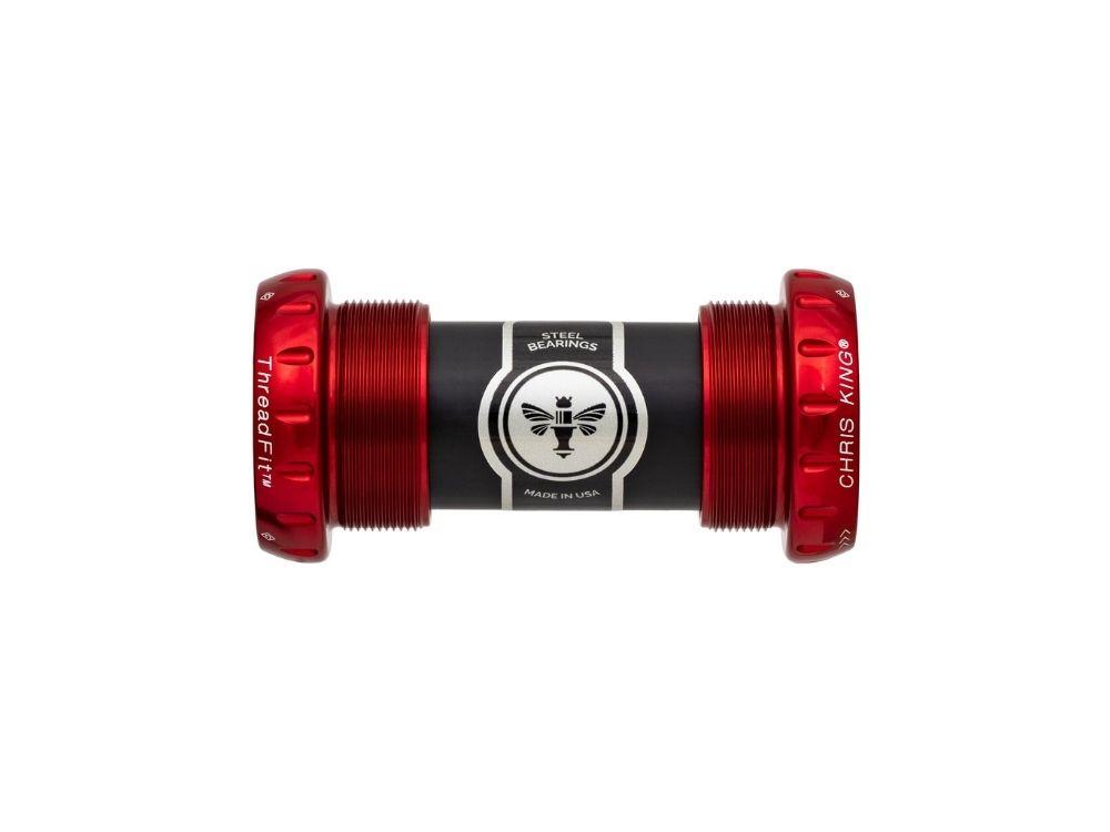 2021 Chris King ThreadFit 24 Bottom Bracket - The Lost Co. - Chris King - AAR1 - 841529072655 - Red -