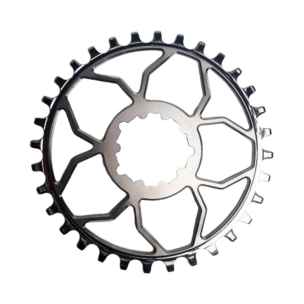 5Dev Titanium 3-Bolt Chainring - 3mm Offset - 32T - Raw/Silver - The Lost Co. - 5Dev - B-FD3010 - -