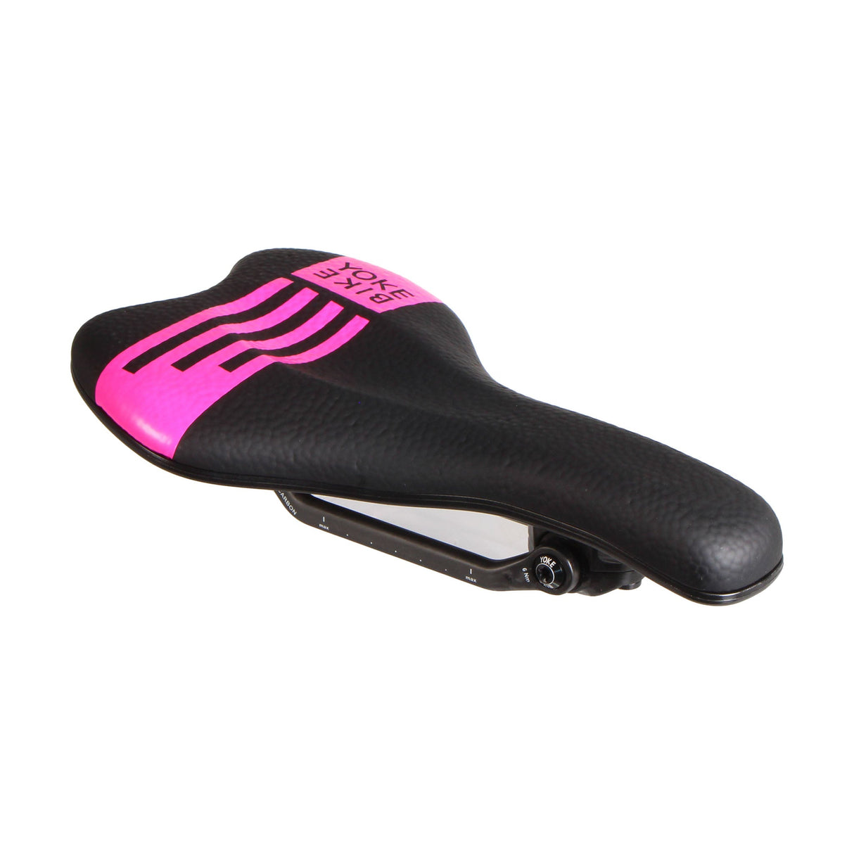 Bike Yoke Sagma Carbon Saddle 142 - Black/Pink - The Lost Co. - Bike Yoke - B-YB6113 - 4713291522156 - -