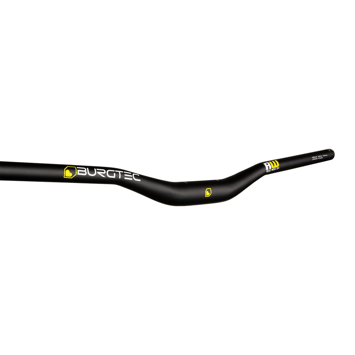 Burgtec Ride Wide DH Riser Bar 35mm Diameter - 30mm Rise - 800mm Wide - Black - The Lost Co. - Burgtec - B-BG2222 - 713830991492 - -