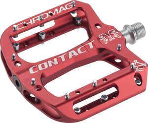 Chromag Contact Pedals - Platform Aluminum 9/16" Red - The Lost Co. - Chromag - PD3404 - 826974003218 - -