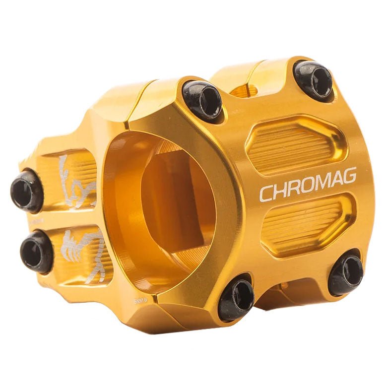 Chromag RIZA Stem (35) 0d x 38mm - Gold - The Lost Co. - Chromag - B-HR1127 - 826974040435 - -