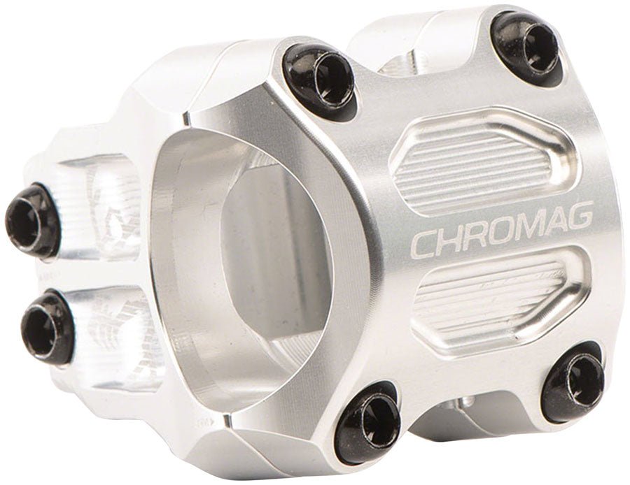 Chromag Riza Stem - 45mm 31.8mm Clamp +/-0 Silver - The Lost Co. - Chromag - SM0800 - 826974040350 - -