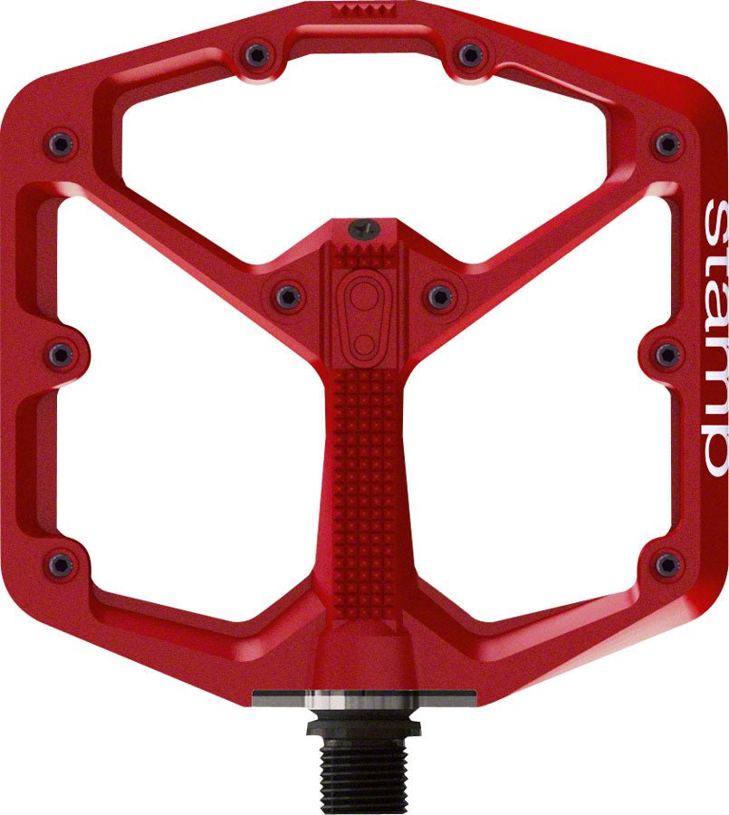 Crank Brothers Stamp 7 Pedals - Platform Aluminum 9/16" Red Large - The Lost Co. - Crank Brothers - PD8267 - 641300160034 - -