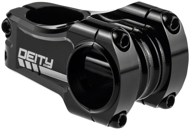 DEITY Copperhead Stem - 50mm 31.8 Clamp +/-0 1 1/8" Aluminum Black - The Lost Co. - Deity - SM9406 - 817180021578 - -