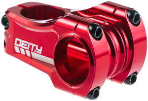 DEITY Copperhead Stem - 50mm 35 Clamp +/-0 1 1/8" Aluminum Red - The Lost Co. - Deity - SM9429 - 817180023978 - -
