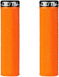 DEITY Supracush Grips - Orange Lock-On - The Lost Co. - Deity - HT7925 - 817180024357 - -