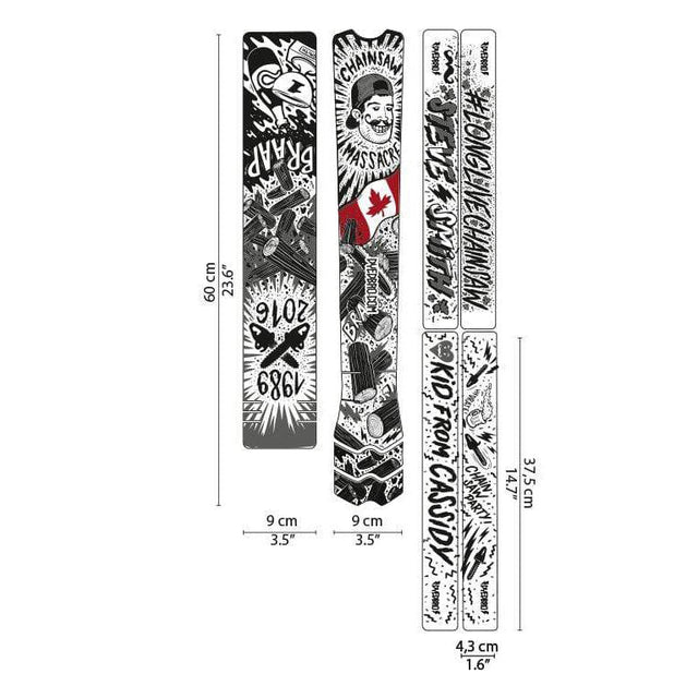 DYEDBRO Frame Protection - Long Live Chainsaw Color - The Lost Co. - DYEDBRO - B-DB0030 - 8400000111935 - -