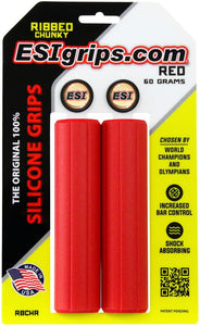 ESI Ribbed Chunky Grips - Red - The Lost Co. - ESI - HT0256 - 818113020743 - -