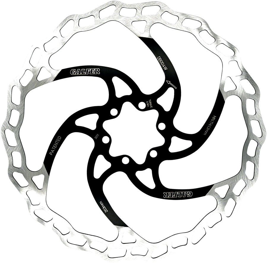 Galfer MTB Disc Brake Rotor - 203mm 6-Bolt 1.8mm - The Lost Co. - Galfer - B-GL3306 - 8400170112596 - -