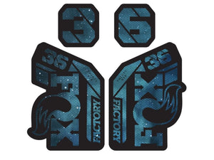 Ground Keeper Fox 36 Factory Decals - The Lost Co. - Ground Keeper Fenders - SQ4707346 - 723803858189 - Space Cadet Blue -