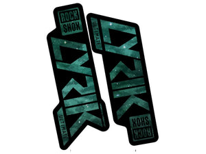 Ground Keeper RockShox Lyrik Decals - The Lost Co. - Ground Keeper Fenders - SQ1167830 - 723803858462 - Space Cadet Green -