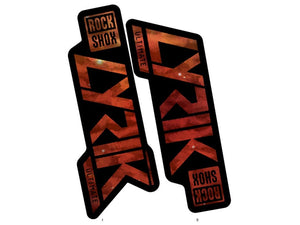 Ground Keeper RockShox Lyrik Decals - The Lost Co. - Ground Keeper Fenders - SQ4811135 - 723803858448 - Space Cadet Amber -