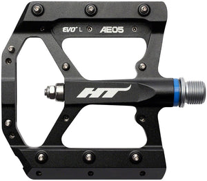 HT Components AE05(EVO+) Pedals - Platform Aluminum 9/16" Black - The Lost Co. - HT Components - PD1439 - 4711126200323 - -