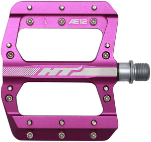 HT Components AE12 Pedals - Platform Aluminum 9/16" Purple - The Lost Co. - HT Components - PD1446 - 4711126204499 - -