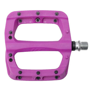 HT Components PA03A Nano P Platform Pedals Body: Nylon Spindle: Cr-Mo 9/16 Purple Pair - The Lost Co. - HT Components - H451007-05 - 4715872486727 - -