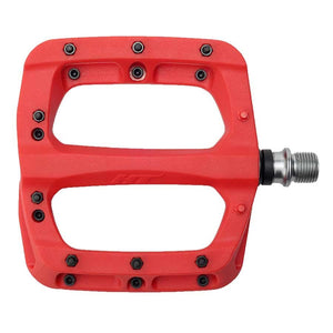 HT Components PA03A Nano P Platform Pedals Body: Nylon Spindle: Cr-Mo 9/16 Red Pair - The Lost Co. - HT Components - PD4931 - 4715872486659 - -