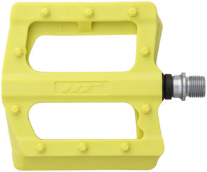 HT Components PA12 Pedals - Platform Composite 9/16" Neon Green - The Lost Co. - HT Components - PD1479 - 4711126204260 - -