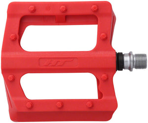 HT Components PA12 Pedals - Platform Composite 9/16" Red - The Lost Co. - HT Components - PD1473 - 4711126201801 - -