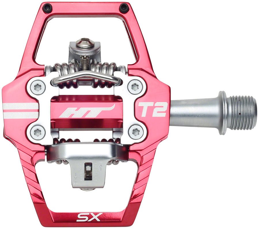 HT Components T2-SX Pedals - Dual Sided Clipless Platform Aluminum 9/16