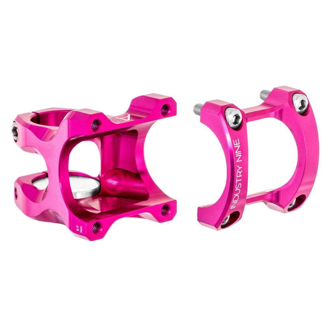 Industry Nine A318 Stem (31.8) 30mm - Pink - The Lost Co. - Industry Nine - B-XN7365 - 810098985956 - -
