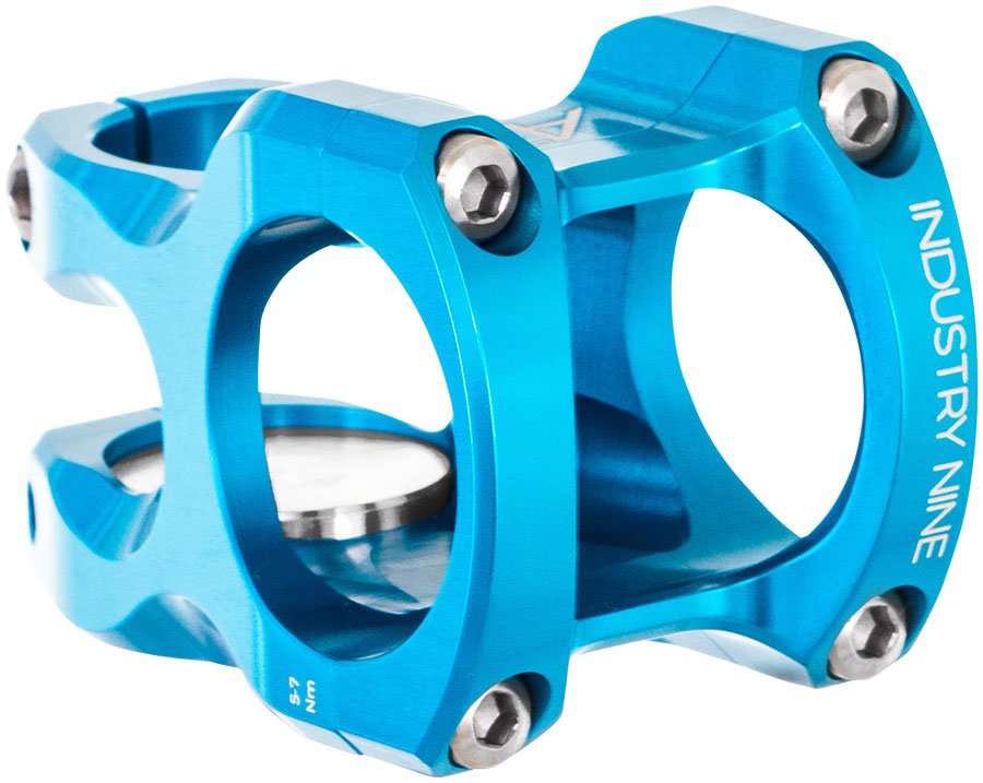 Industry Nine A318 Stem - 40mm 31.8mm Clamp +/-4.4 1 1/8" Aluminum Turquoise - The Lost Co. - Industry Nine - SM6050 - 810098985659 - -