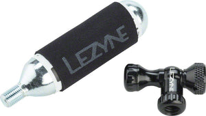 Lezyne Control Drive Co2 25 gram cartridge machined Slip Fit Chuck BLK - The Lost Co. - Lezyne - PU4286 - 4712805984886 - -