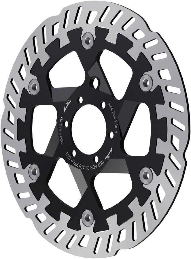Magura MDR-P Disc Brake Rotor - 180mm 6-Bolt Silver/Black - The Lost Co. - Magura - B-MU8712 - 4055184025789 - -