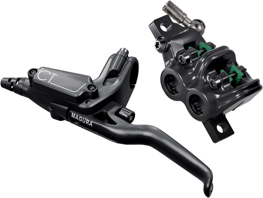 Magura MT C5 Disc Brake and Lever - Rear Hydraulic 4-Piston Post Mount Black - The Lost Co. - Magura - BR2949 - 4055184030073 - -