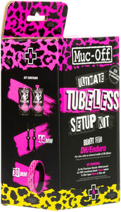 Muc-Off Ultimate Tubeless Kit - DH/Trail/Enduro - 30mm Width Tape - 44mm Valve Length - The Lost Co. - Muc-Off - RS3008 - 5037835204858 - -
