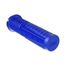 Load image into Gallery viewer, OneUp Components Thick Lock-On Grips - Blue - The Lost Co. - OneUp Components - 1C0845BLU - 057562821949 - -